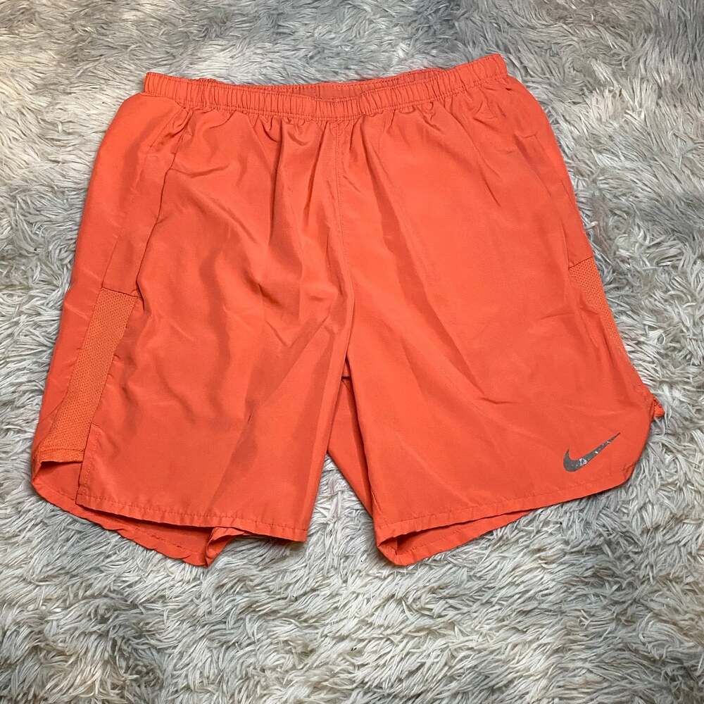 Nike Men's Dri-FIT Stride Running Shorts 7" Peach Orange